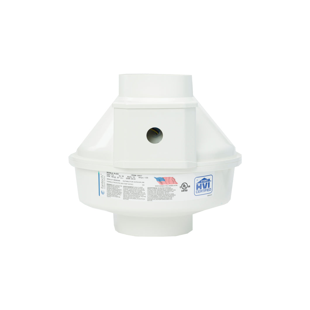 RN2-EC Inline Radon Fan